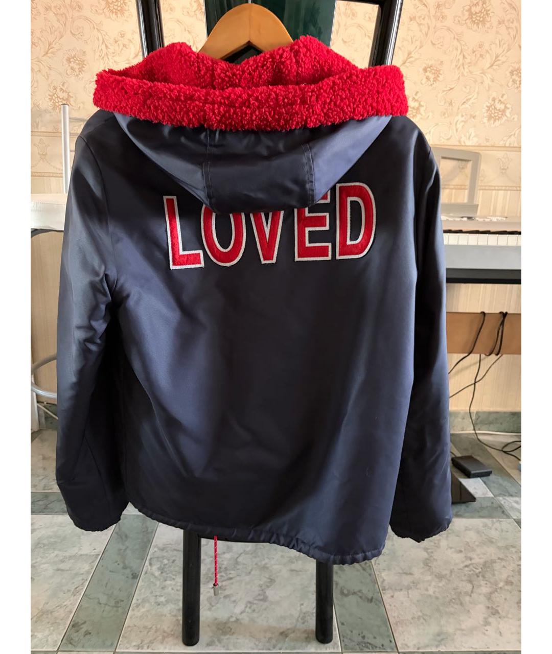 GUCCI Синяя полиамидовая куртка, фото 3