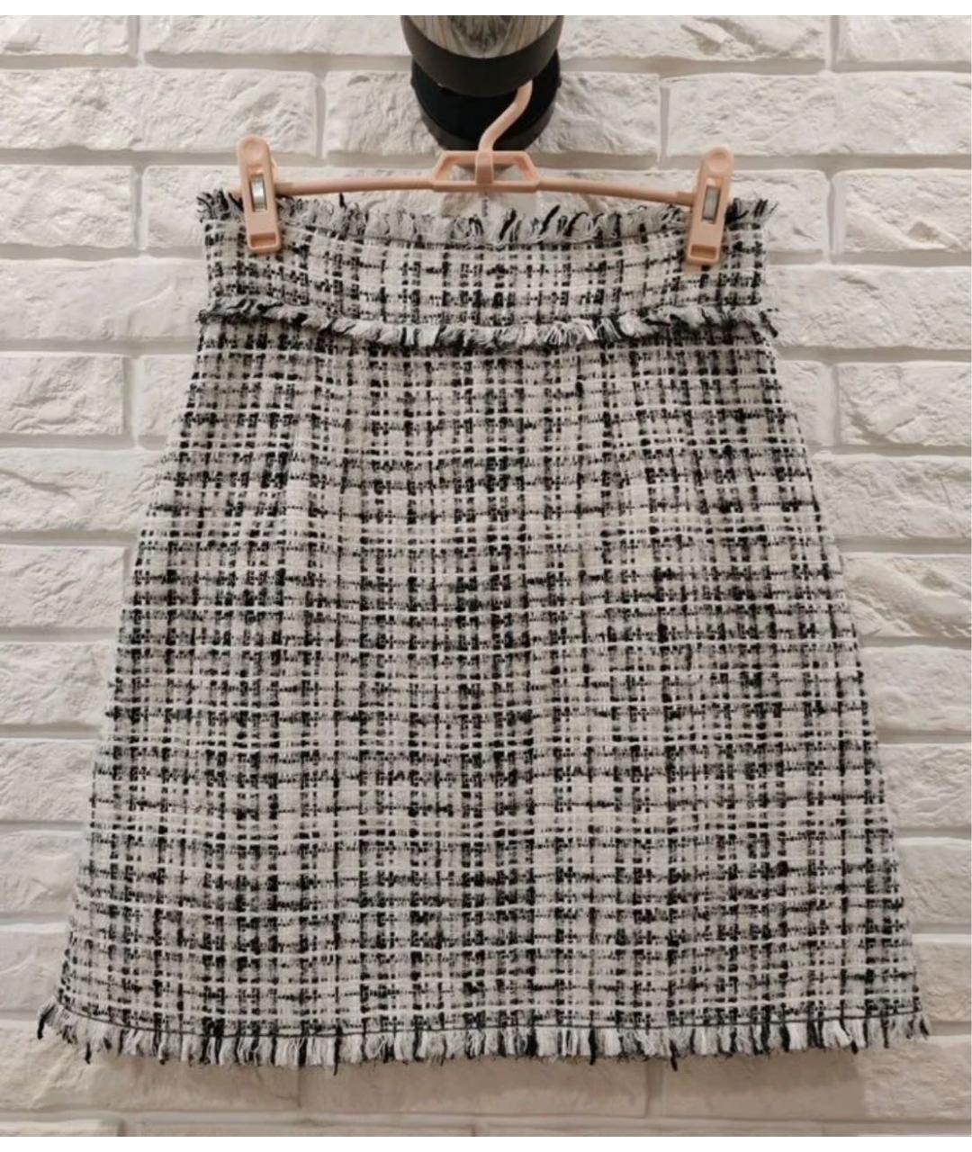 DOLCE&GABBANA Твидовая юбка миди, фото 4