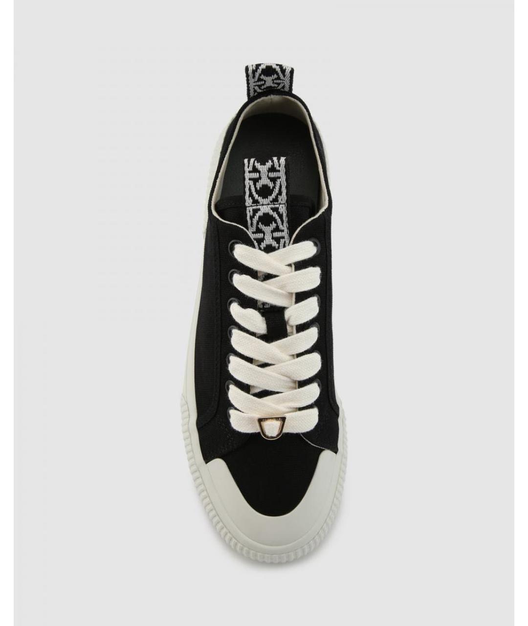 COCCINELLE Черные текстильные кеды, фото 2