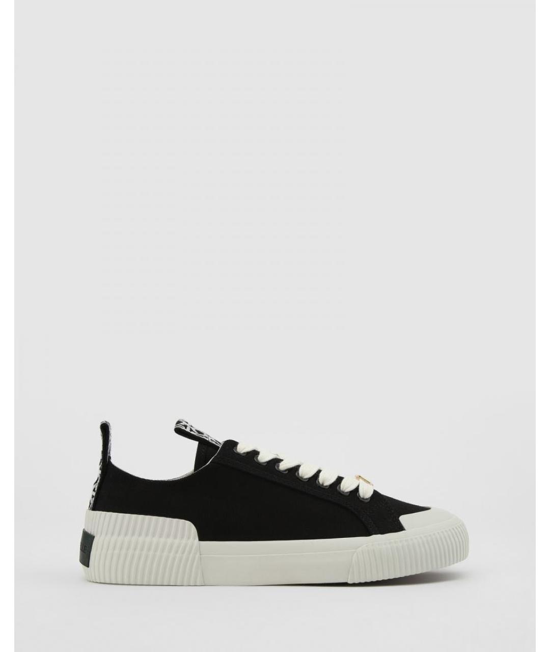 COCCINELLE Черные текстильные кеды, фото 9