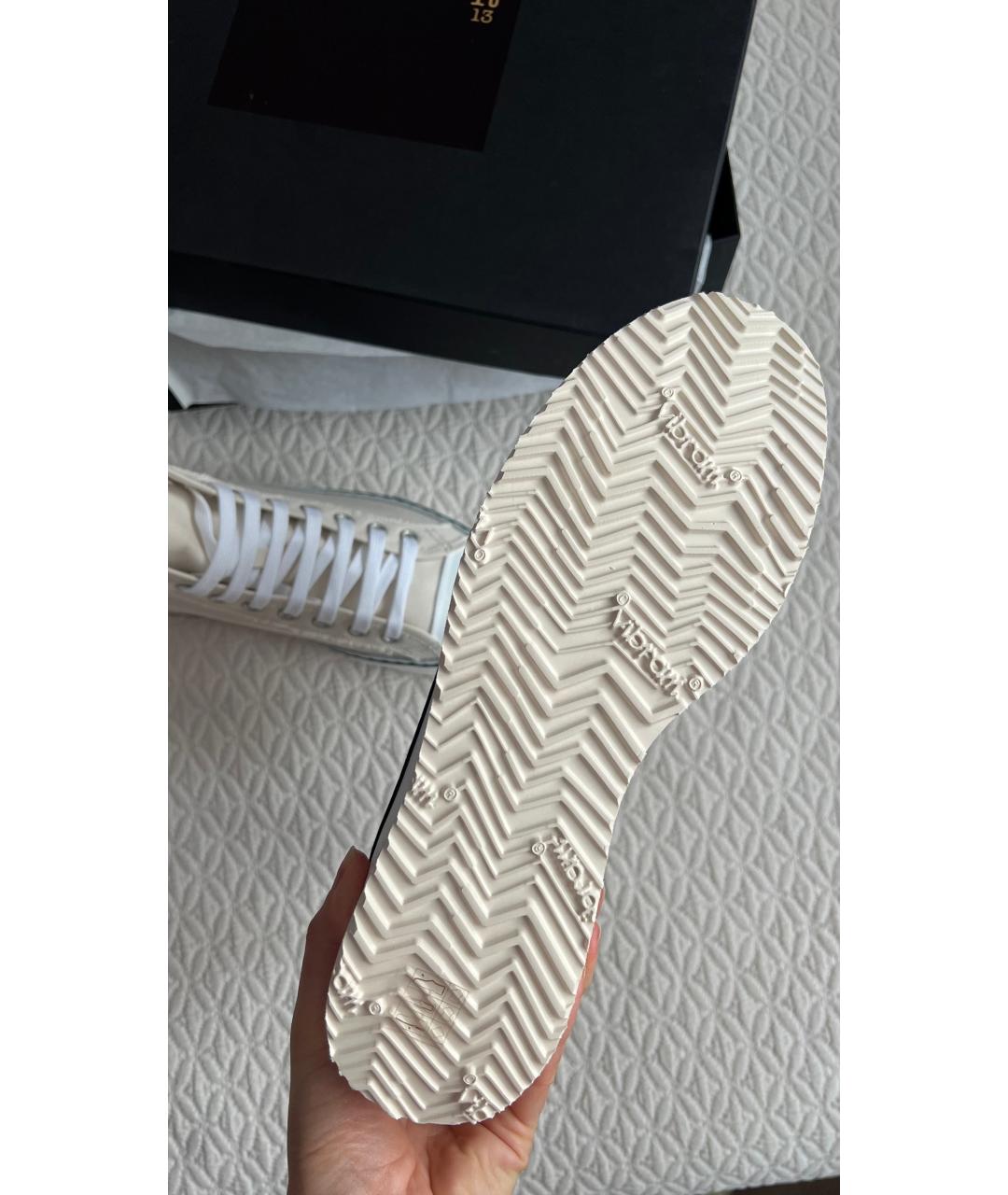 R13 Белые текстильные кеды, фото 6