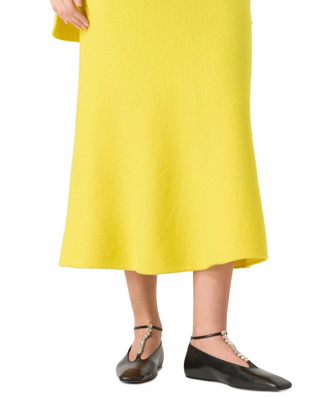 JIL SANDER Черные кожаные балетки, фото 3