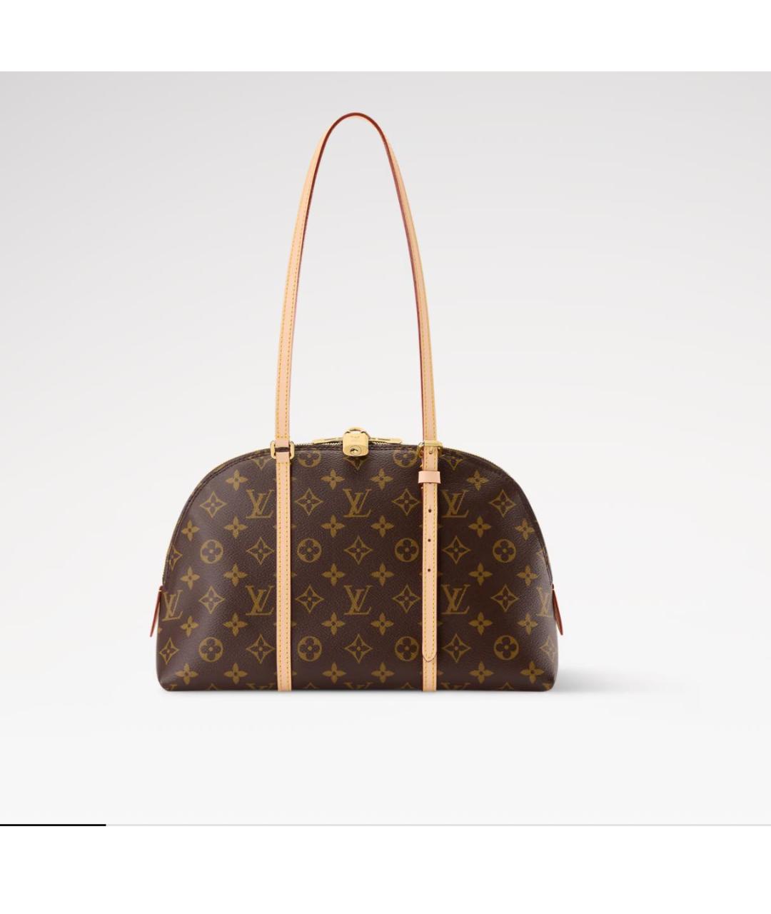 LOUIS VUITTON Коричневая сумка тоут, фото 4