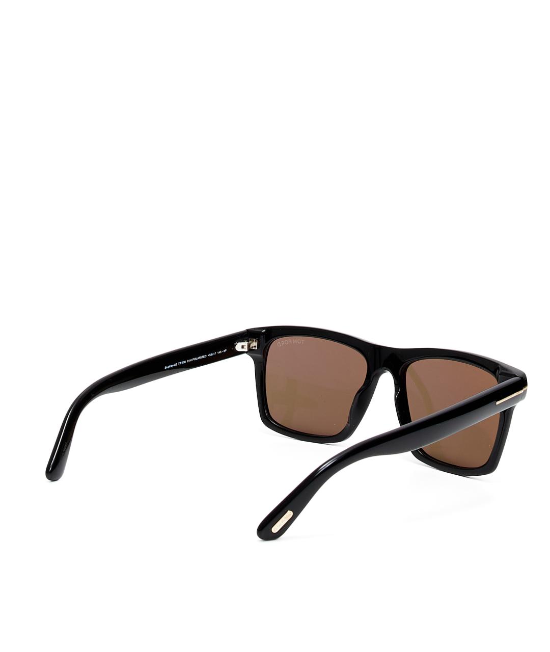 TOM FORD Черные пластиковые солнцезащитные очки, фото 3
