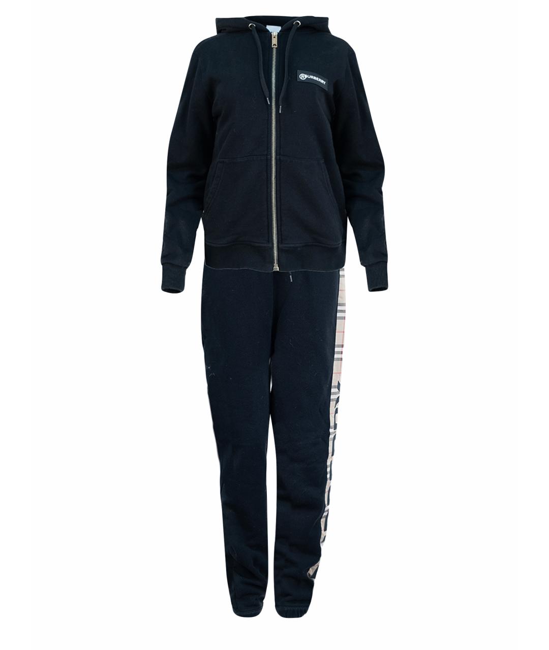 BURBERRY Черный хлопковый спортивные костюмы, фото 1