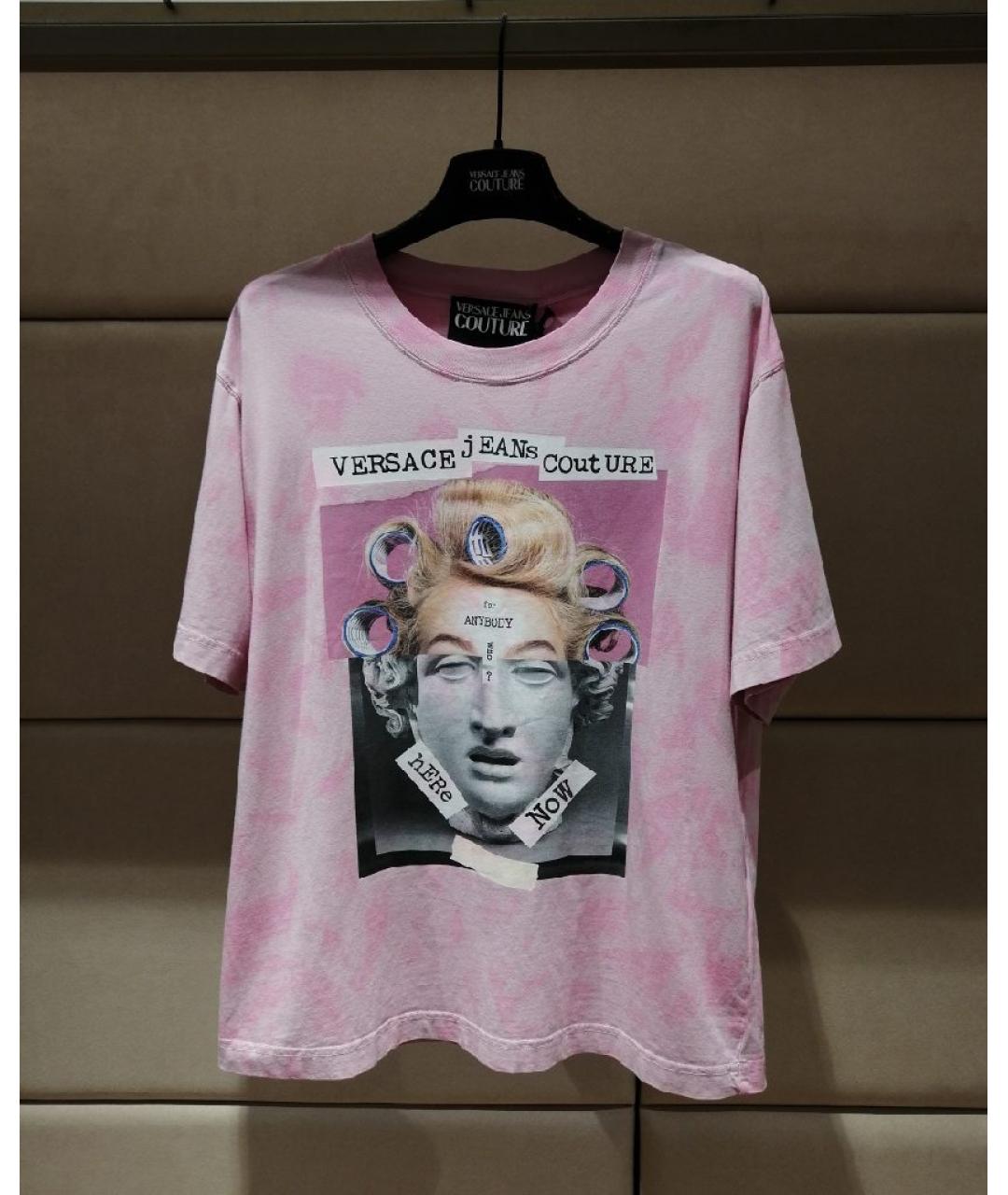 VERSACE JEANS COUTURE Мульти хлопковая футболка, фото 3