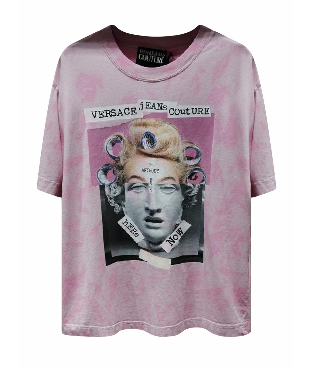 VERSACE JEANS COUTURE Мульти хлопковая футболка, фото 1