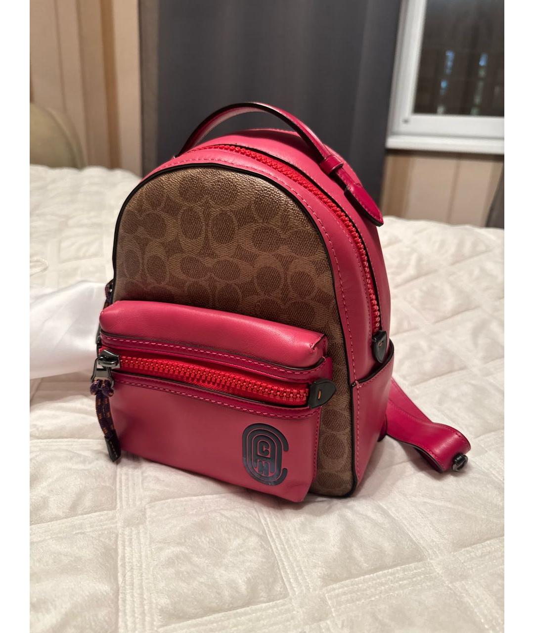 COACH Мульти кожаный рюкзак, фото 8