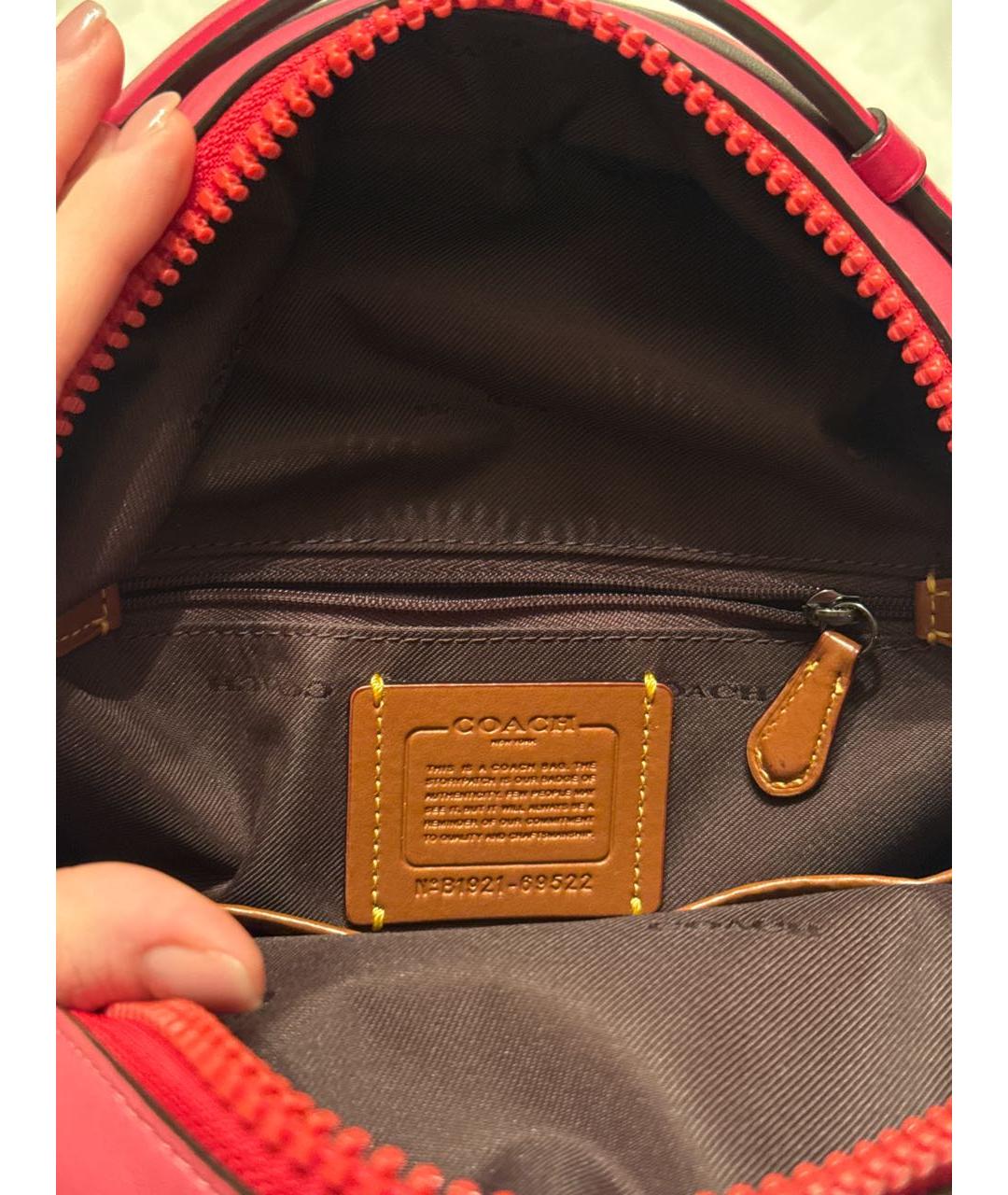 COACH Мульти кожаный рюкзак, фото 5