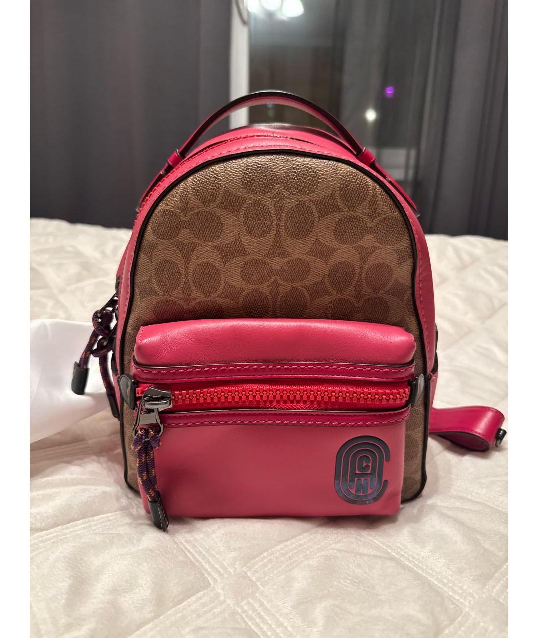 COACH Мульти кожаный рюкзак, фото 9