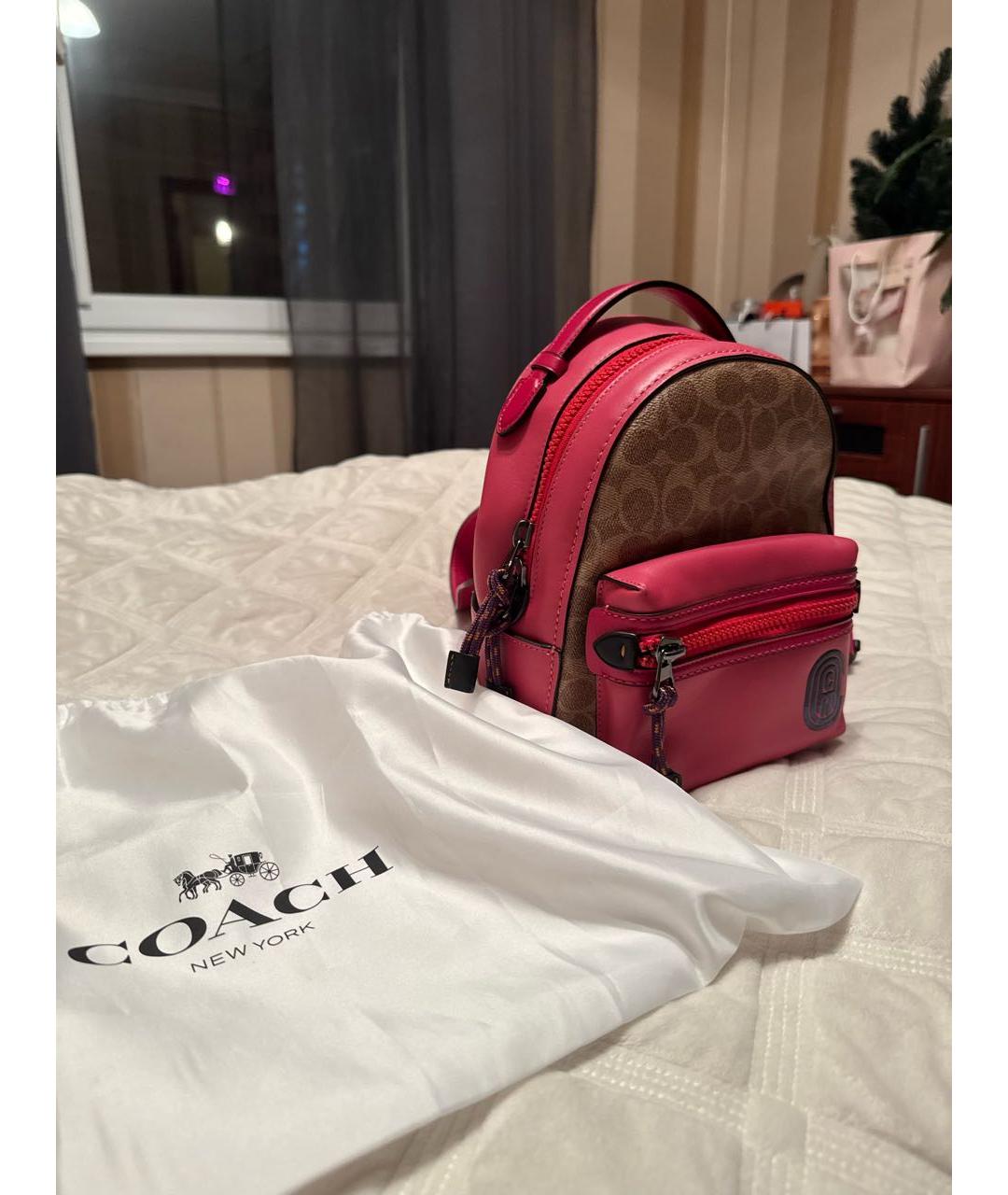 COACH Мульти кожаный рюкзак, фото 3