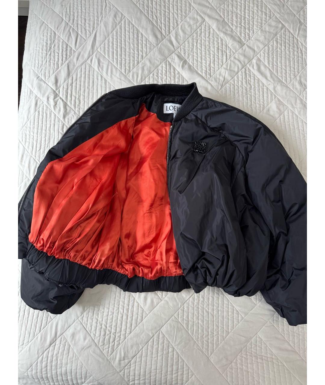 LOEWE Черная полиамидовая куртка, фото 3