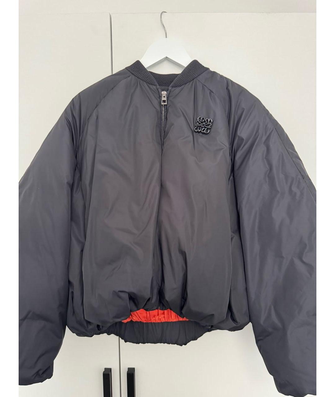 LOEWE Черная полиамидовая куртка, фото 2