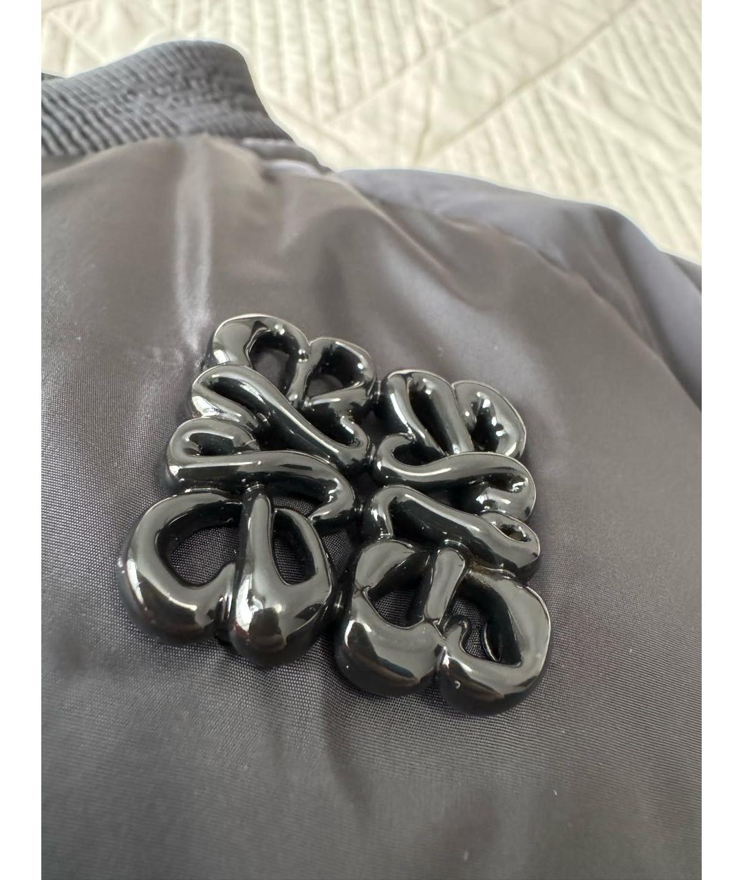 LOEWE Черная полиамидовая куртка, фото 7