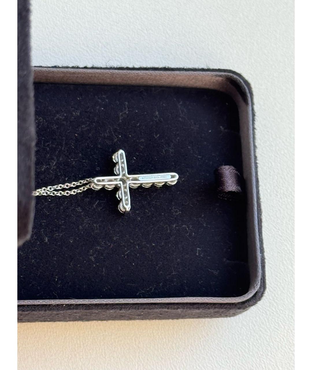 TIFFANY&CO Серебряная платиновая подвеска, фото 2