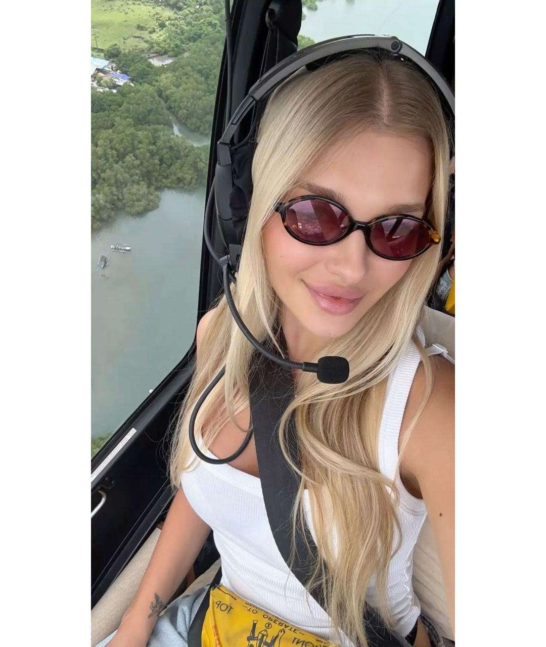 MIU MIU Розовые пластиковые солнцезащитные очки, фото 6