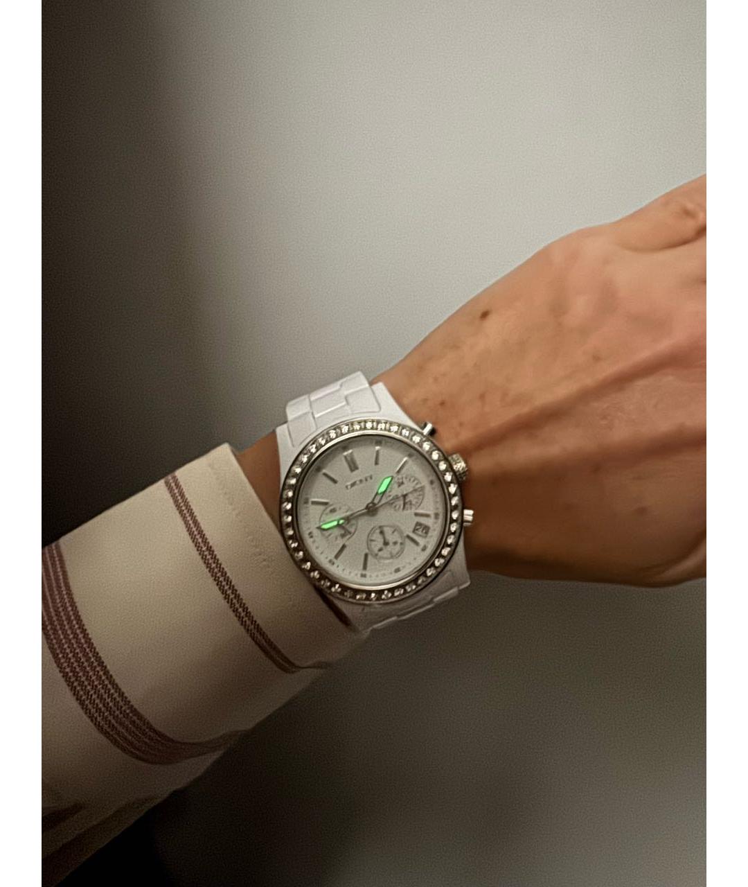 DKNY Белые пластиковые часы, фото 6