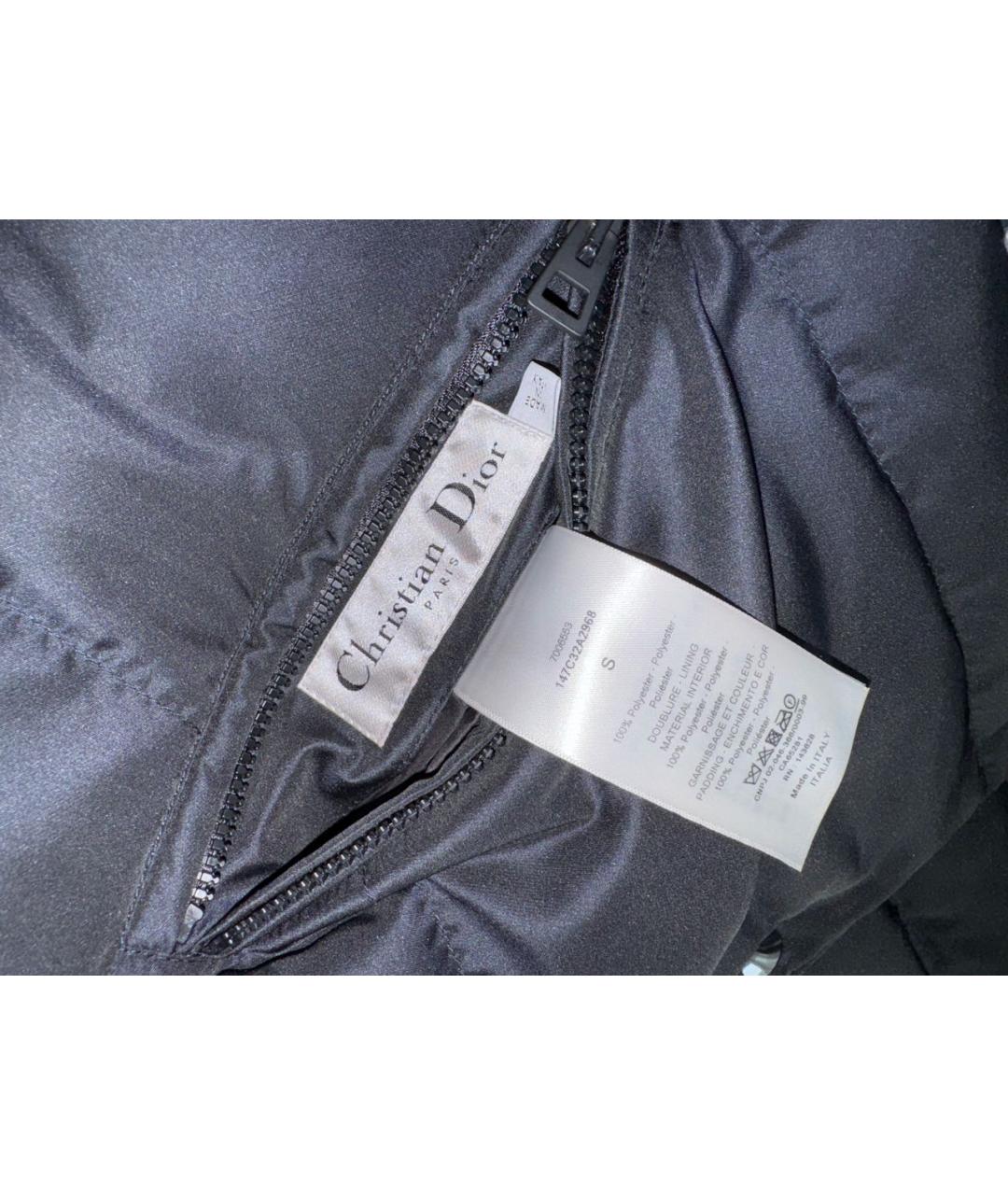 CHRISTIAN DIOR Темно-синий полиэстеровый жилет, фото 5