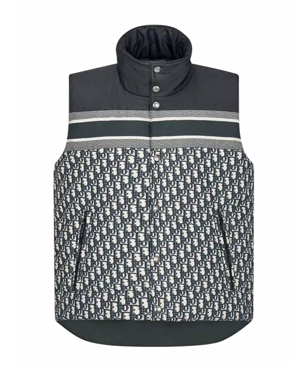 CHRISTIAN DIOR Темно-синий полиэстеровый жилет, фото 1