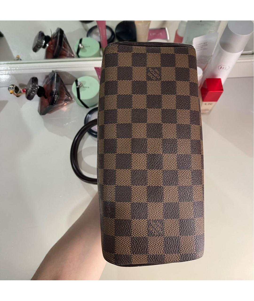 LOUIS VUITTON Коричневая сумка с короткими ручками, фото 5