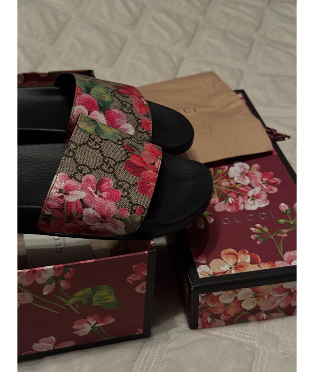 GUCCI Мульти шлепанцы, фото 4