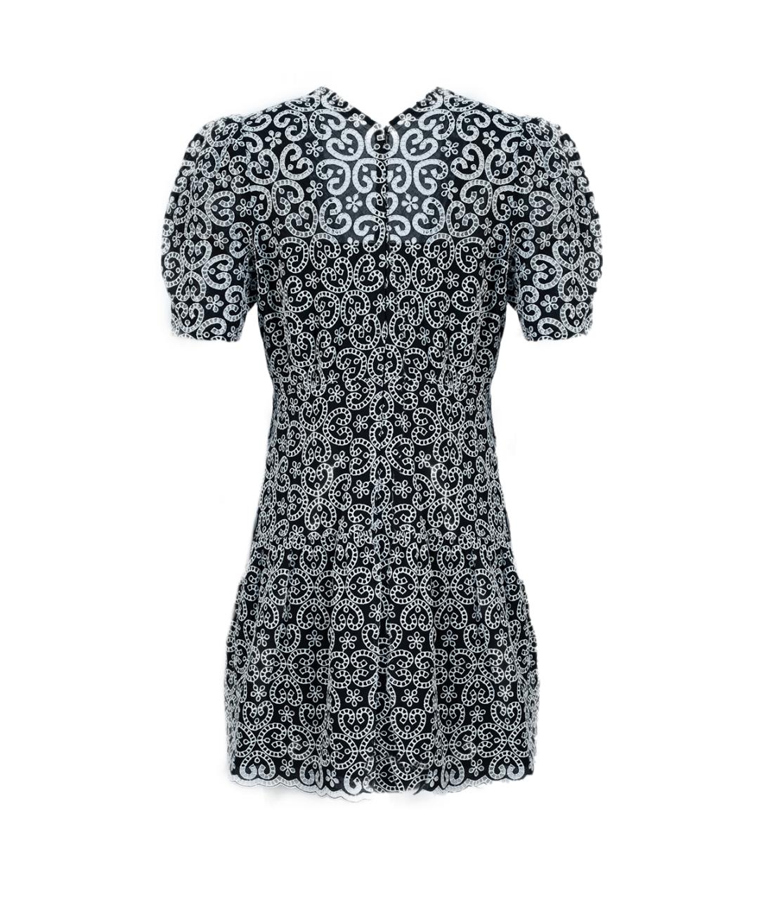 SANDRO Черное хлопковое повседневное платье, фото 2