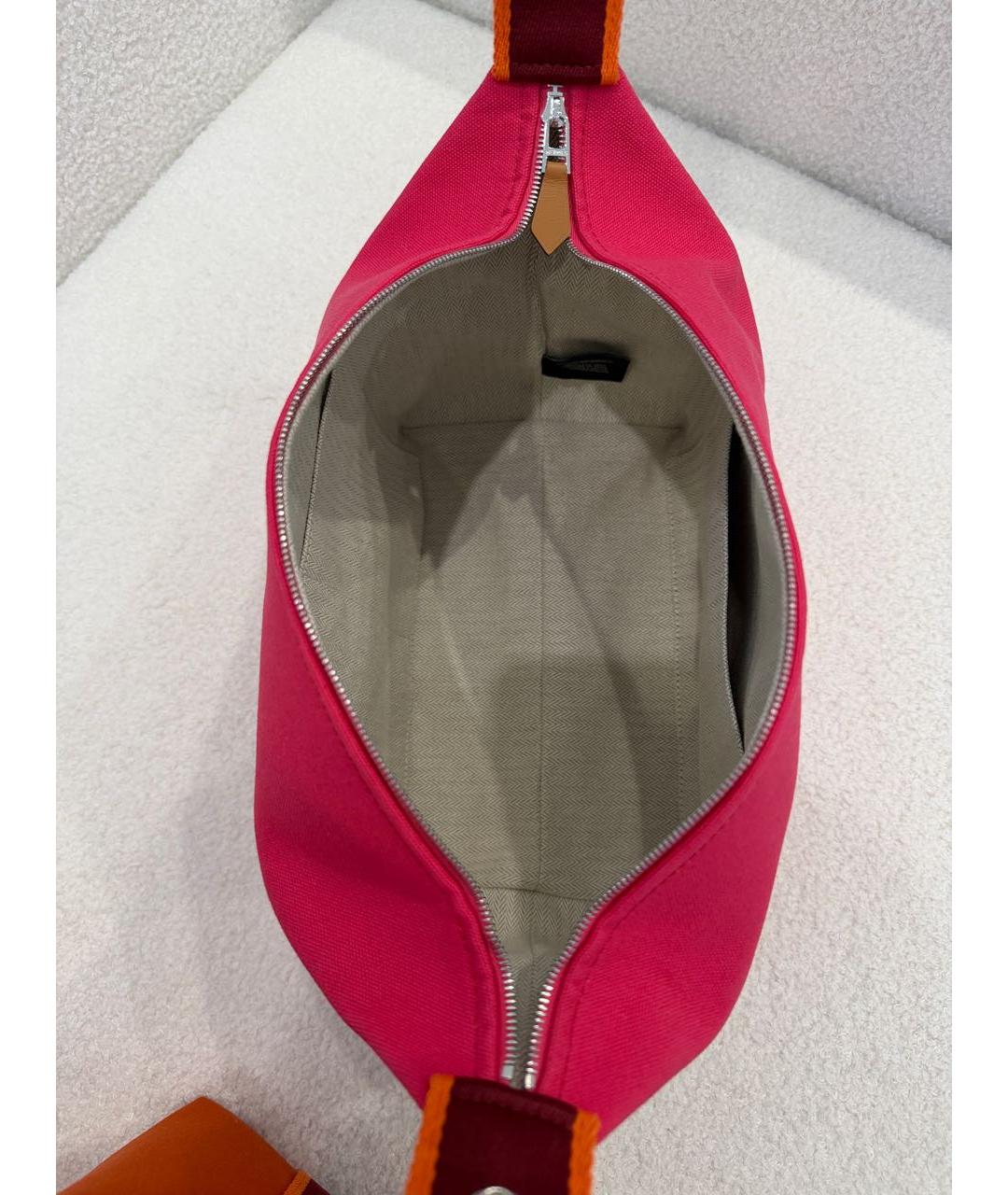 HERMES Розовая сумка с короткими ручками, фото 7