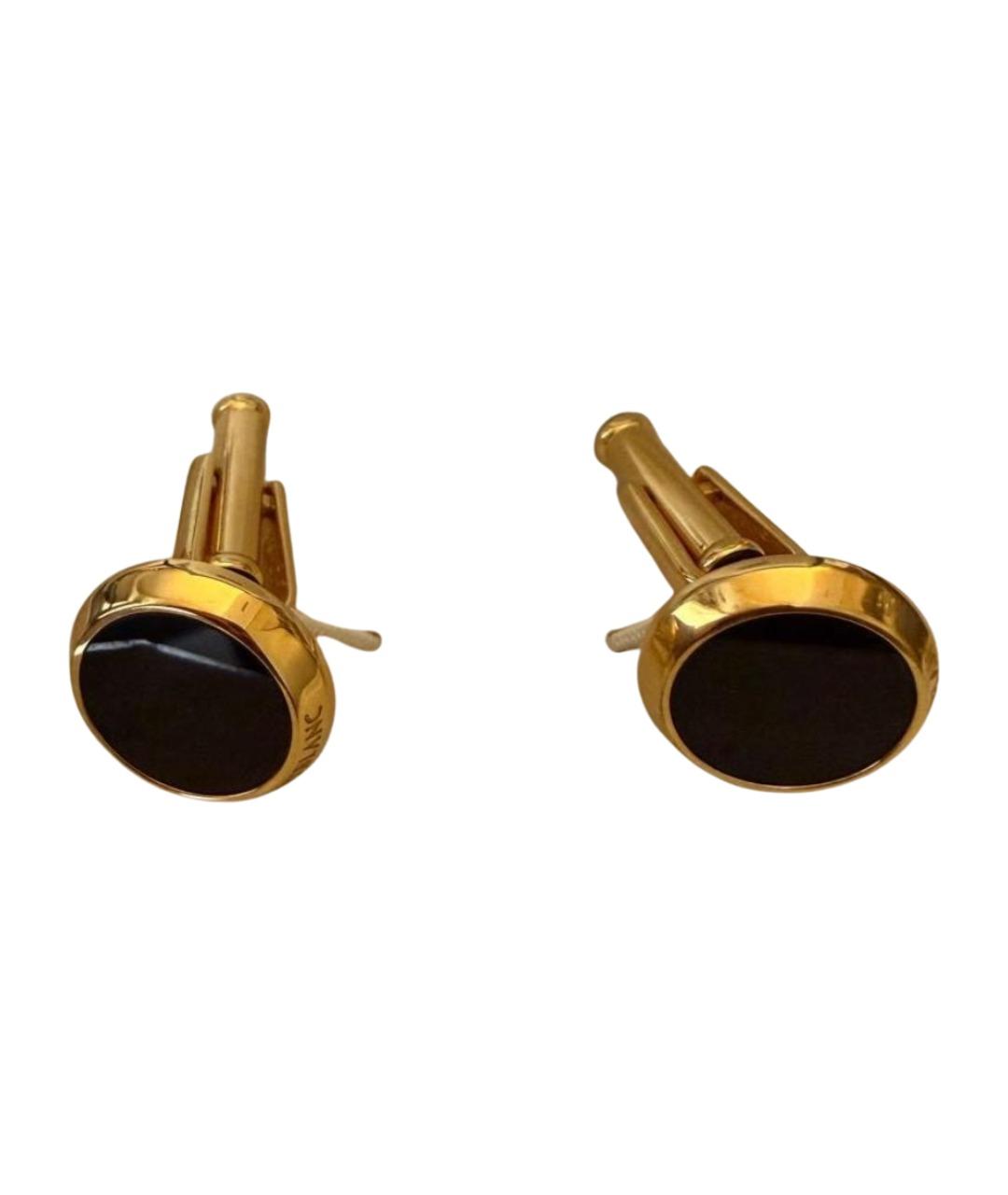 MONTBLANC Золотые металлические запонки, фото 1