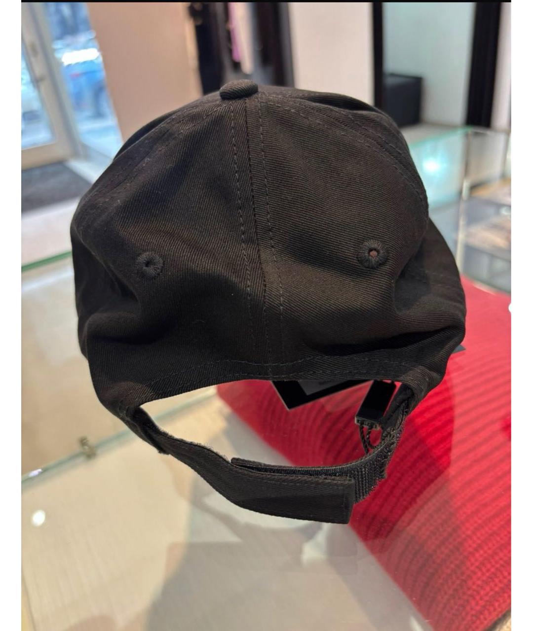 PHILIPP PLEIN Черная хлопковая кепка/бейсболка, фото 3