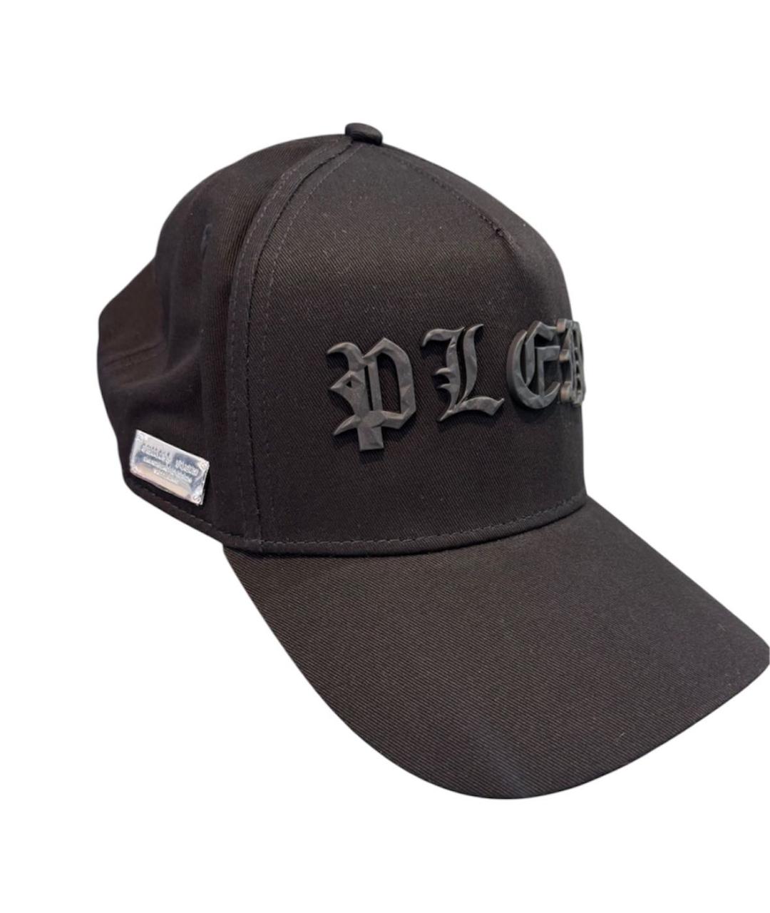 PHILIPP PLEIN Черная хлопковая кепка/бейсболка, фото 1