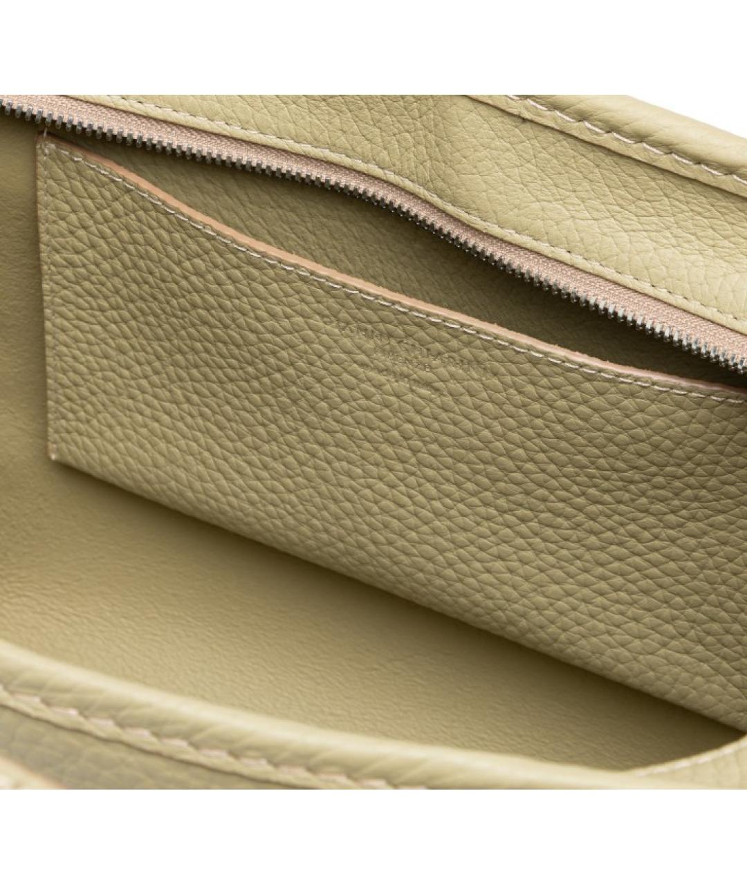 Gianni Chiarini Зеленая кожаная сумка тоут, фото 4