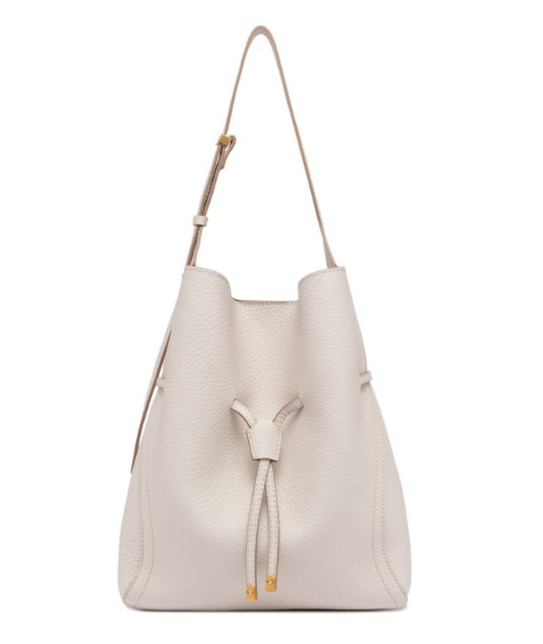 Gianni Chiarini Белая кожаная сумка тоут, фото 1