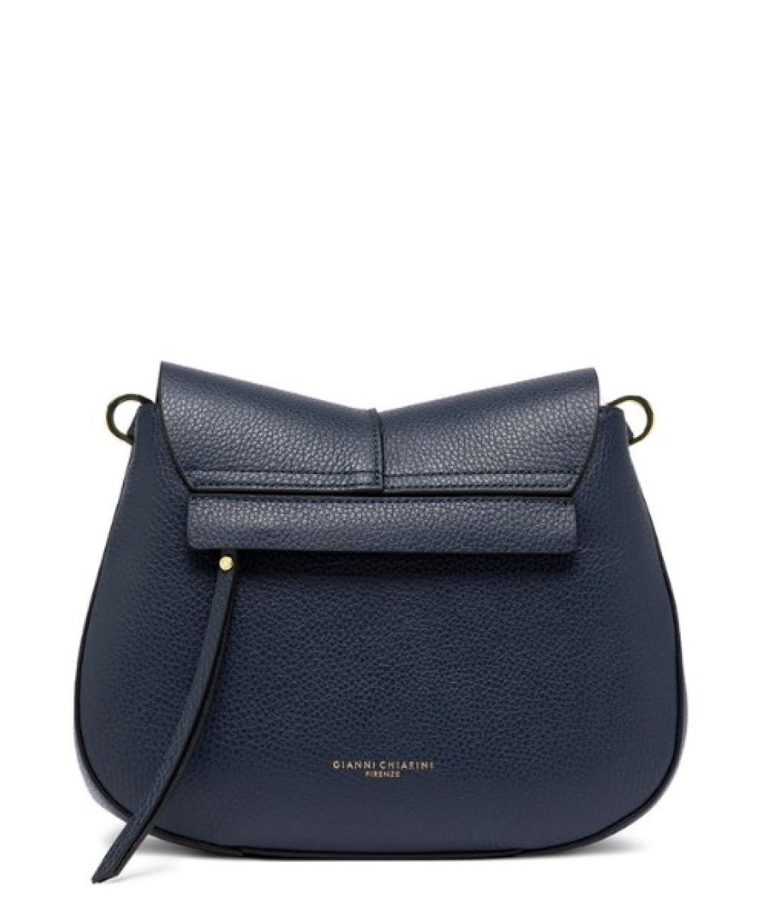 Gianni Chiarini Синяя кожаная сумка через плечо, фото 3