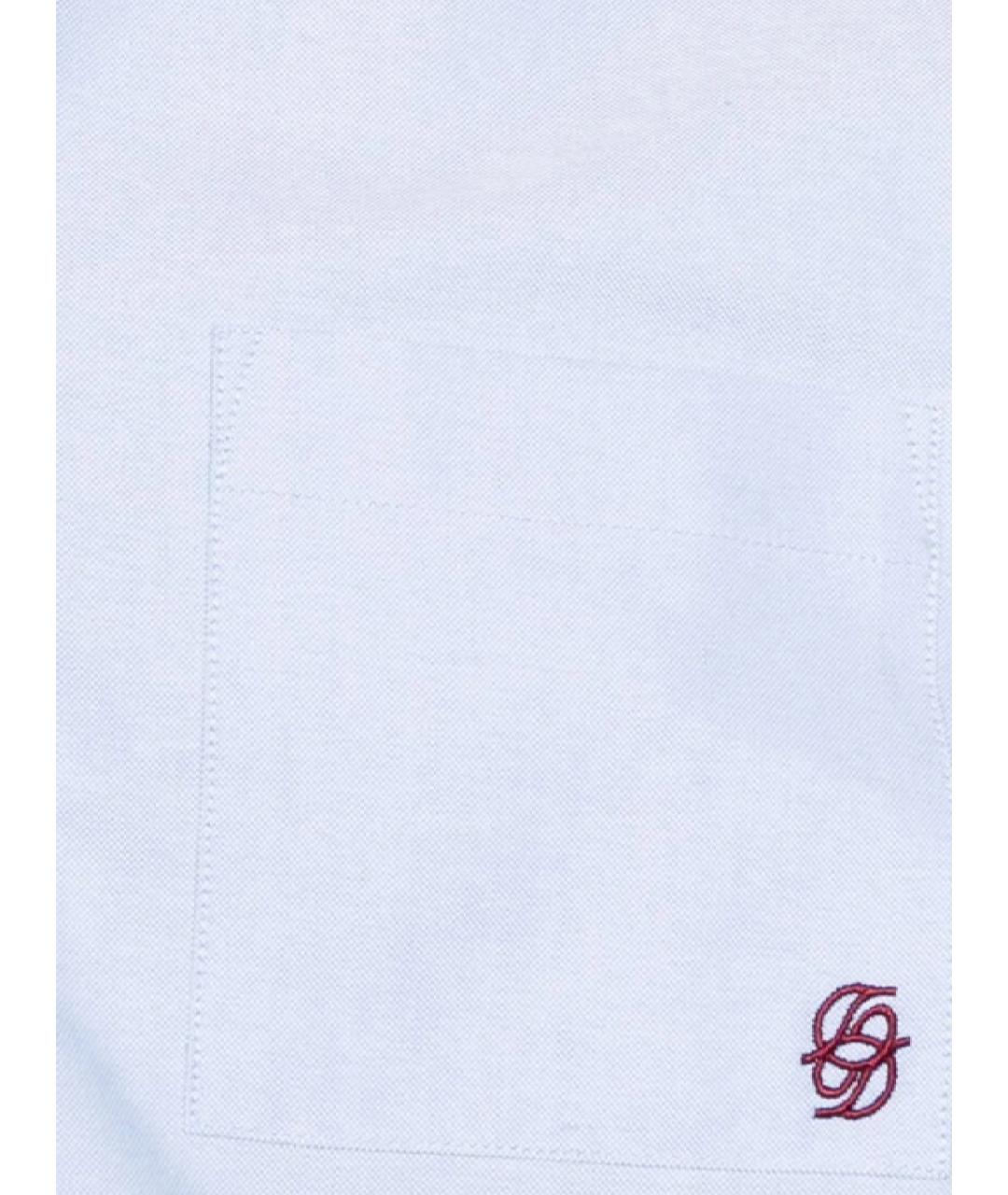 Drole de Monsieur Голубая хлопковая кэжуал рубашка, фото 2