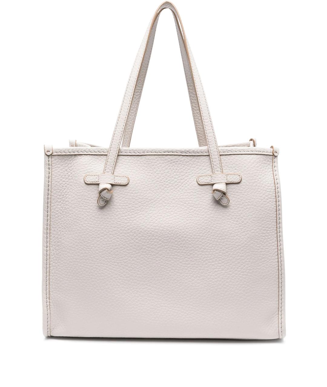 Gianni Chiarini Белая кожаная сумка тоут, фото 1