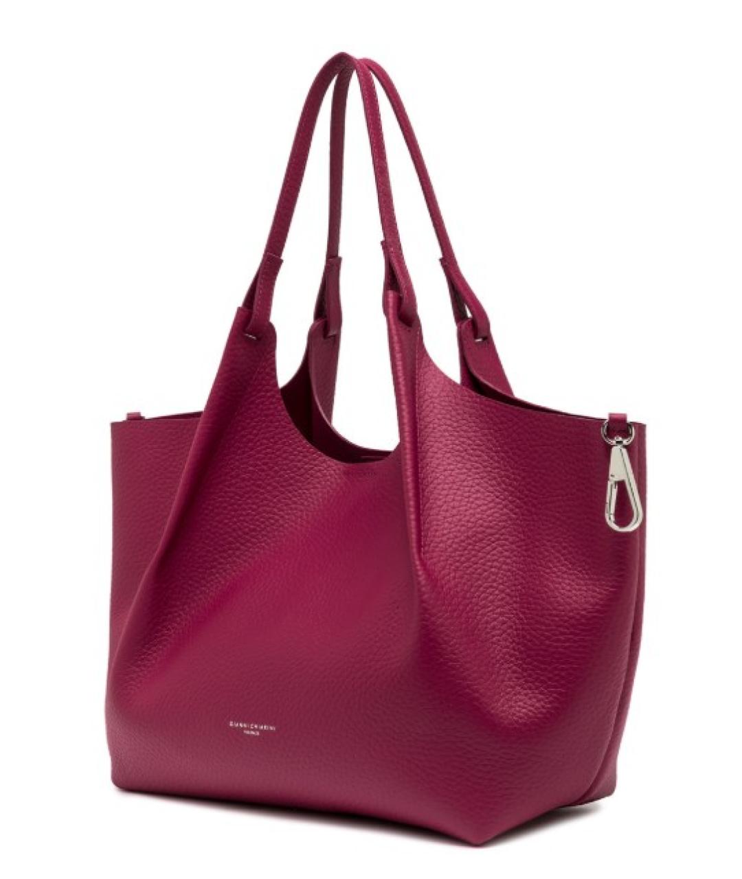 Gianni Chiarini Розовая кожаная сумка тоут, фото 2