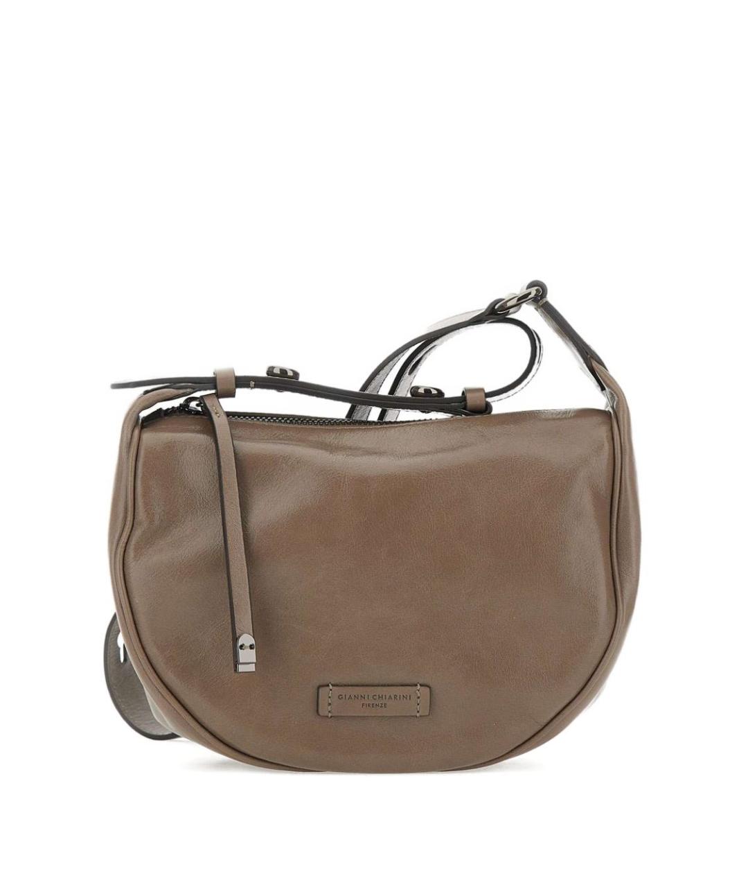Gianni Chiarini Коричневая кожаная сумка через плечо, фото 1