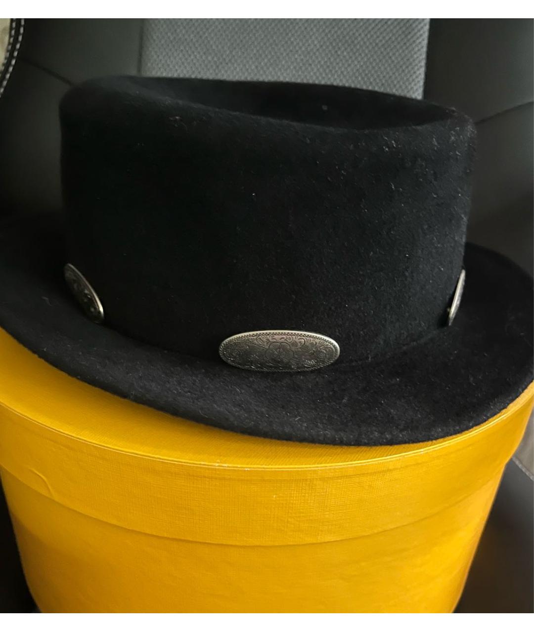 BOHEMIQUE Черная шерстяная шляпа, фото 7