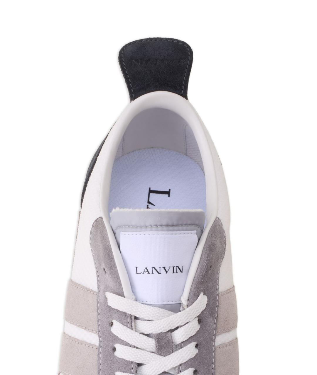 LANVIN Мульти замшевые низкие кроссовки / кеды, фото 5