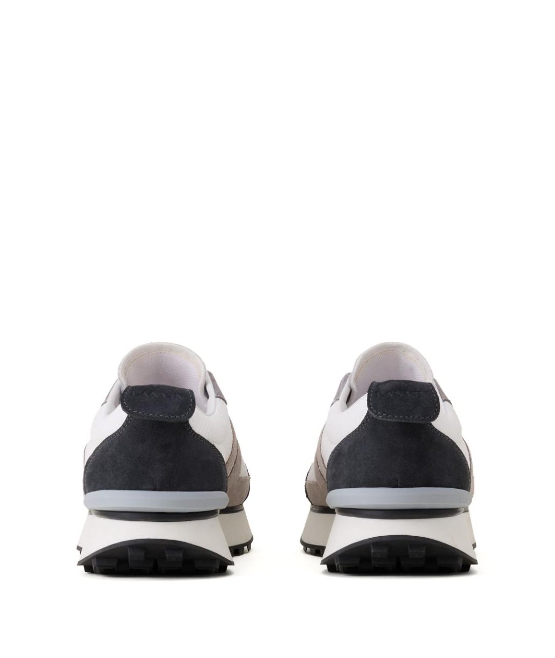 LANVIN Мульти замшевые низкие кроссовки / кеды, фото 3