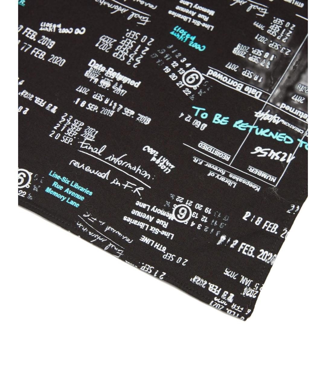 MM6 MAISON MARGIELA Мульти хлопковый шарф, фото 2