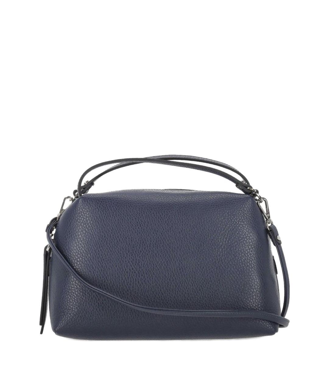 Gianni Chiarini Синяя кожаная сумка с короткими ручками, фото 1