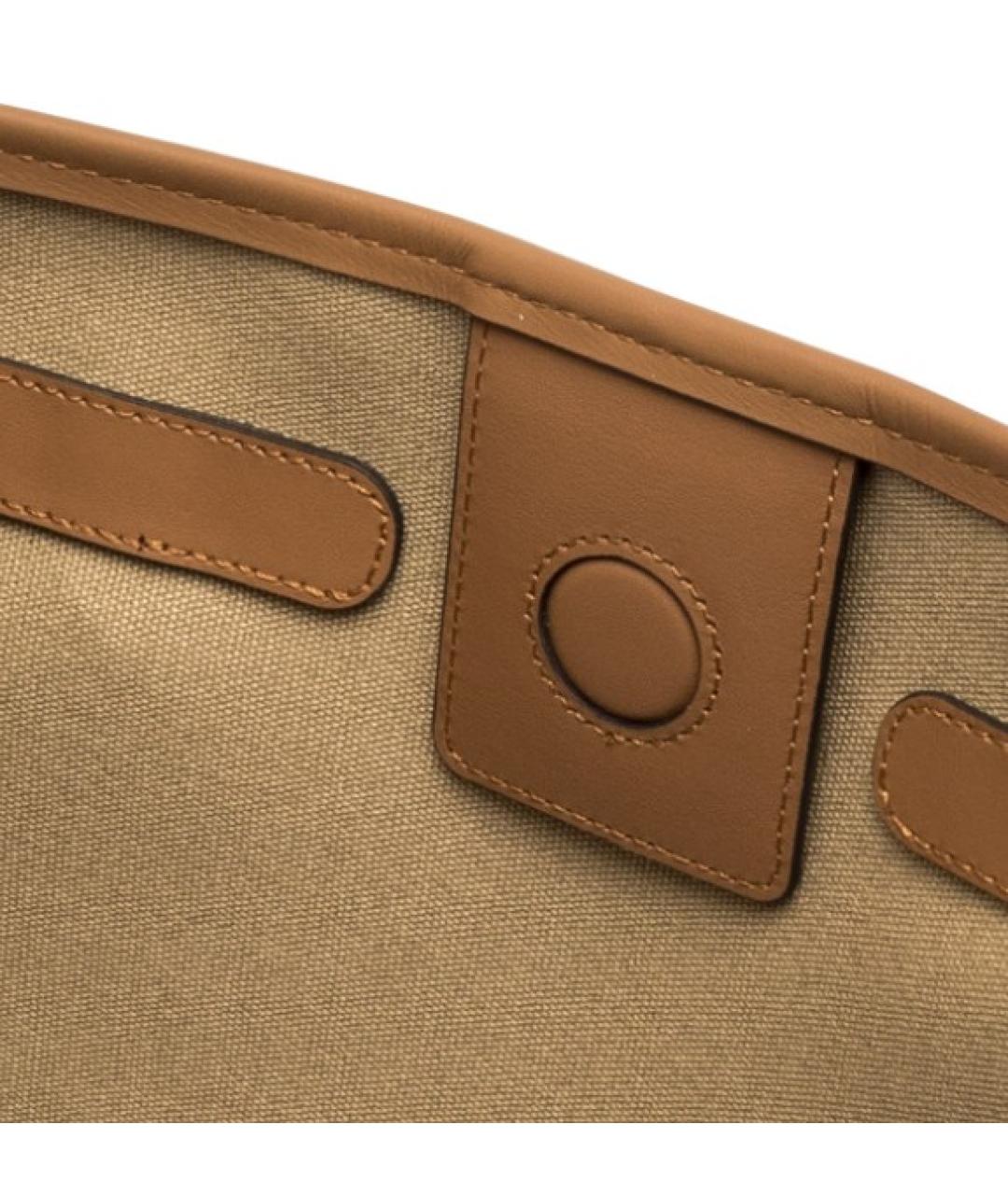 Gianni Chiarini Бежевая тканевая сумка тоут, фото 4