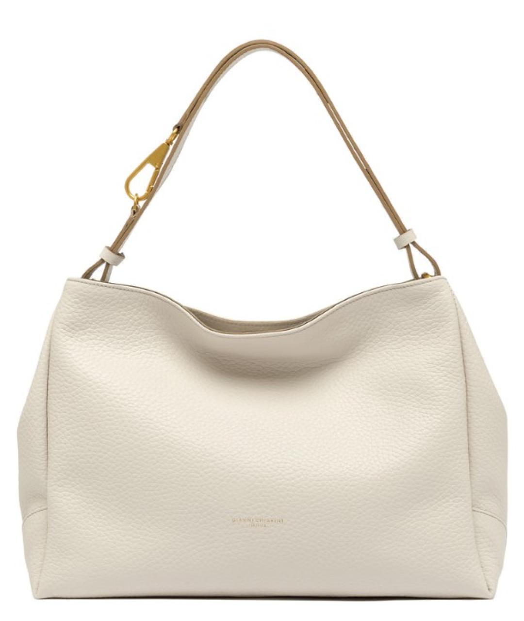 Gianni Chiarini Белая кожаная сумка тоут, фото 1