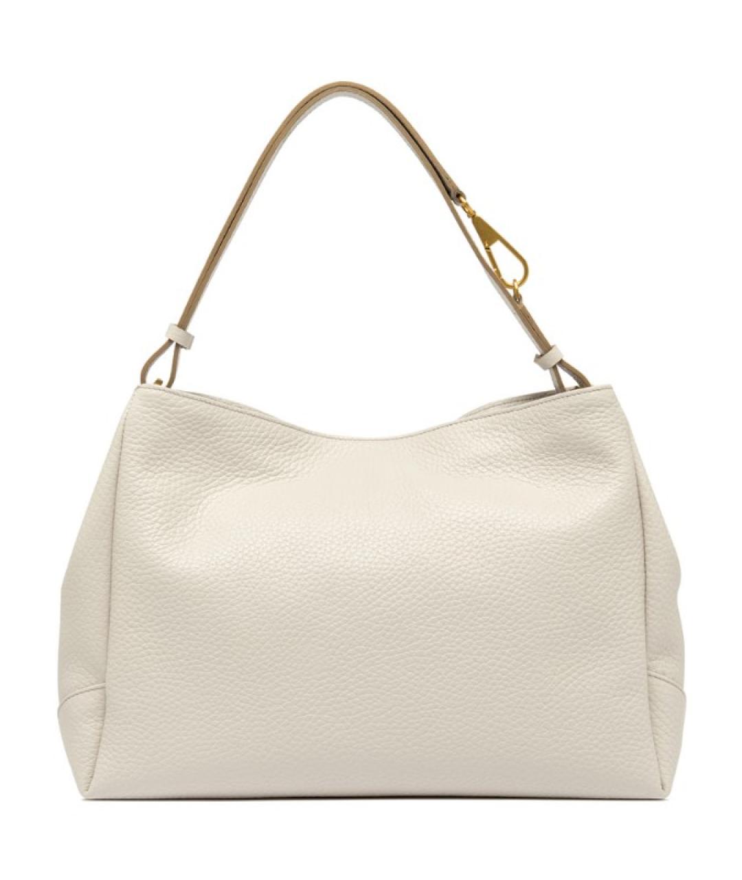 Gianni Chiarini Белая кожаная сумка тоут, фото 3