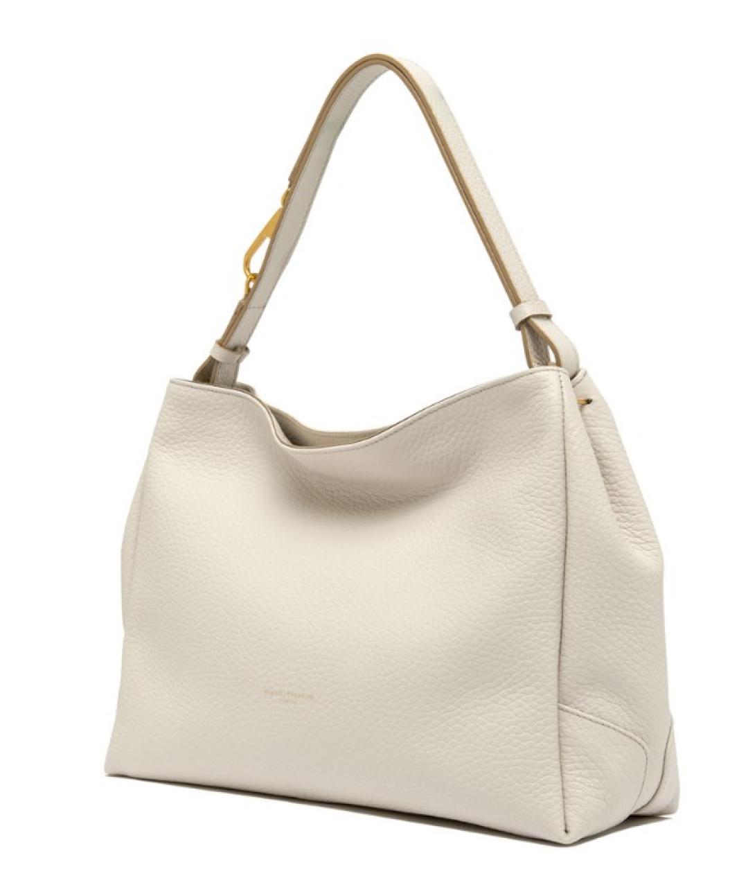 Gianni Chiarini Белая кожаная сумка тоут, фото 2