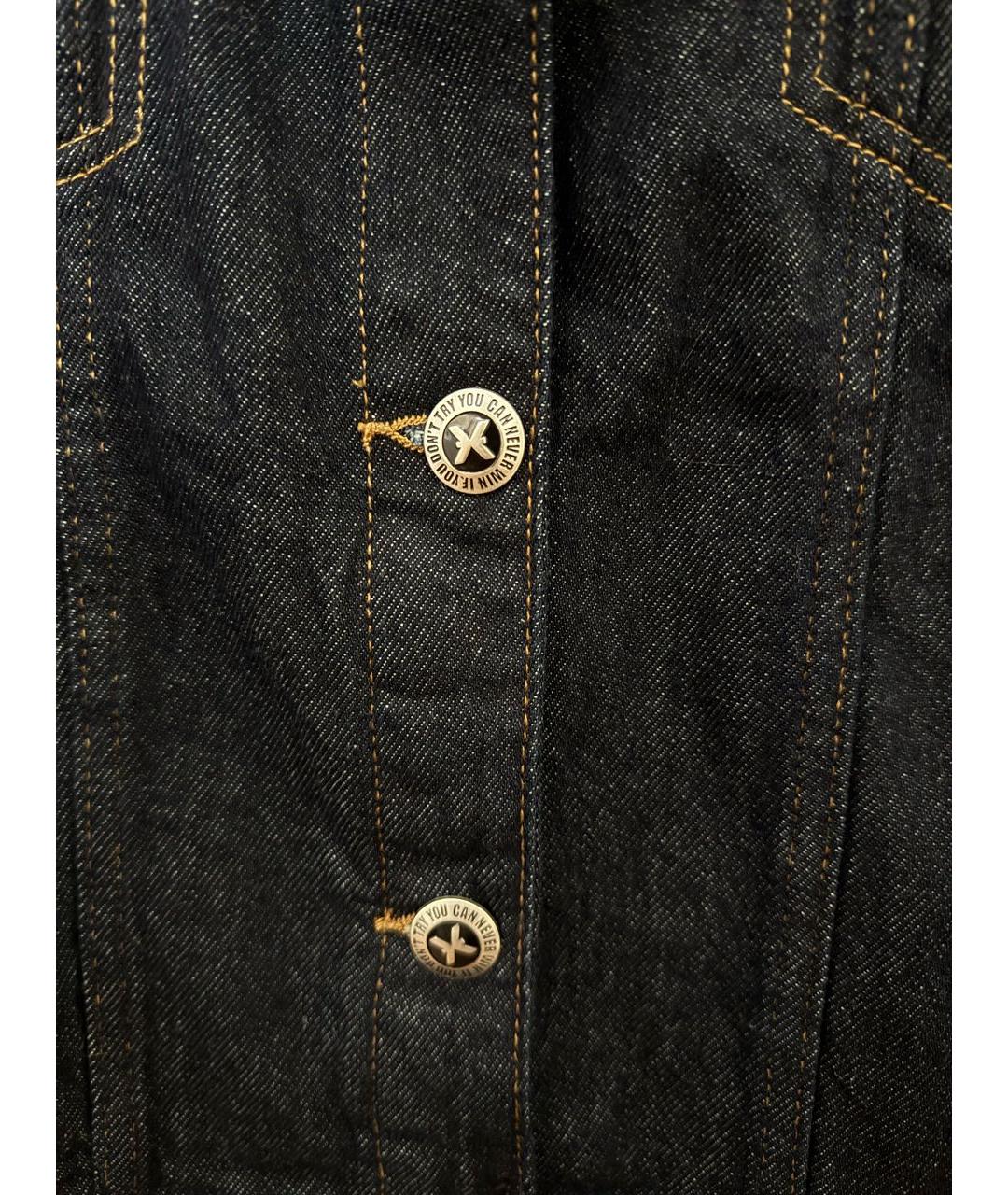 JOHN RICHMOND Темно-синяя деним куртка, фото 2