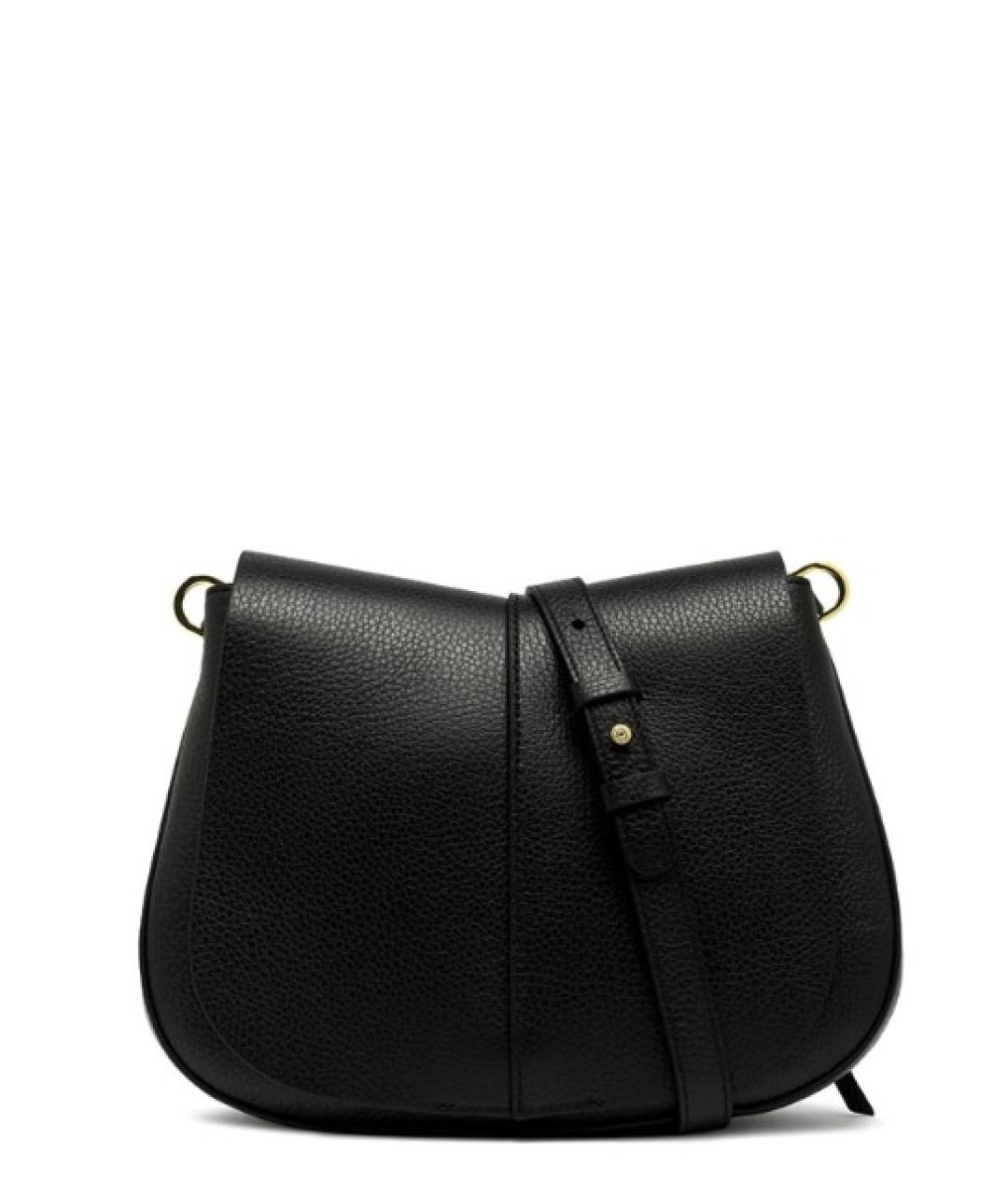 Gianni Chiarini Черная кожаная сумка через плечо, фото 2