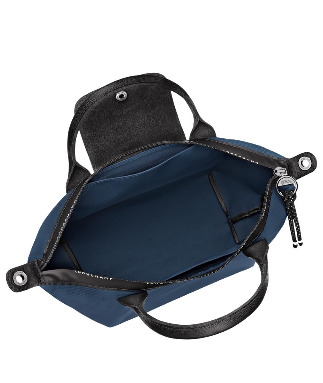 LONGCHAMP Синяя тканевая сумка тоут, фото 3