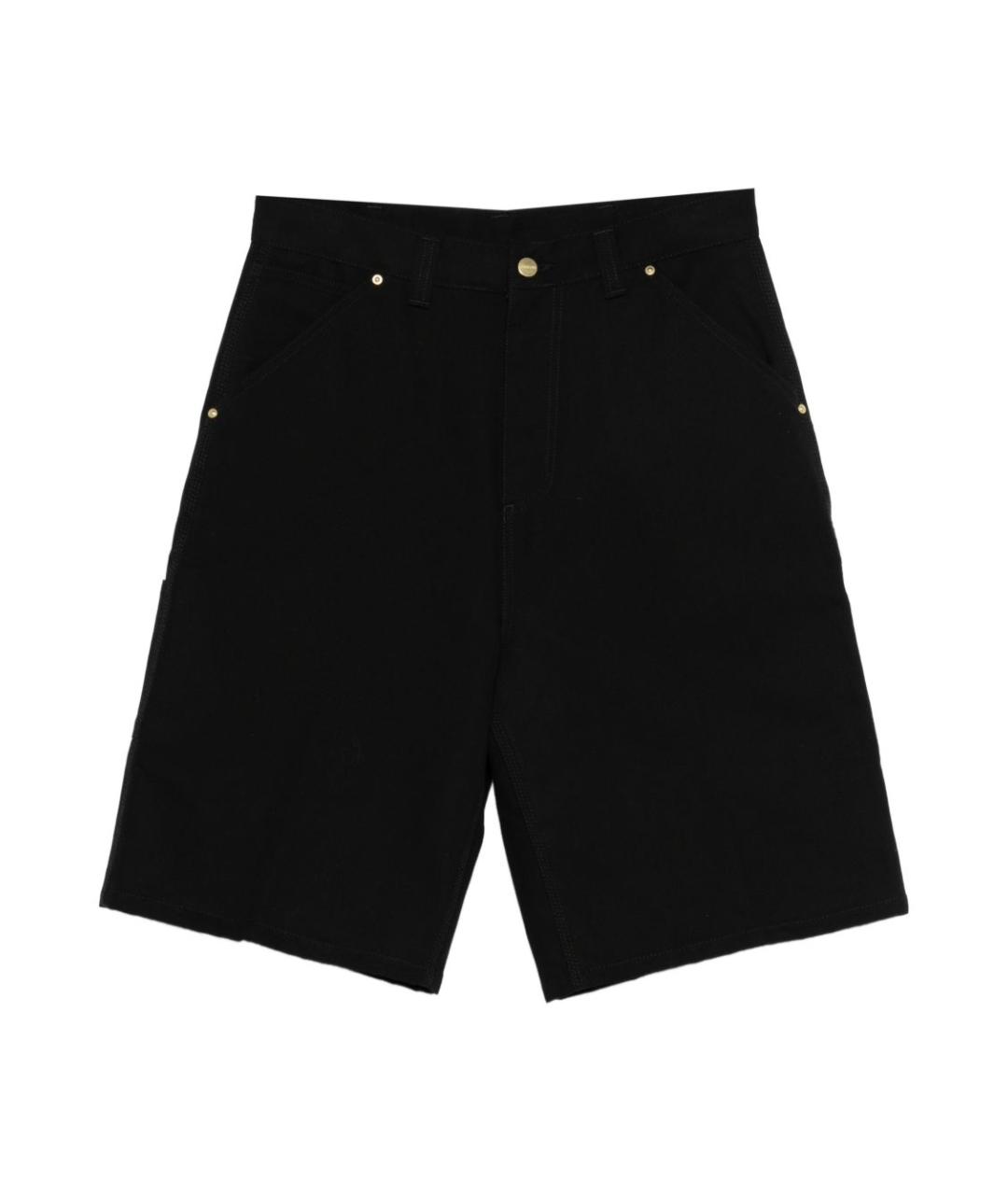 CARHARTT WIP Черные хлопковые шорты, фото 1